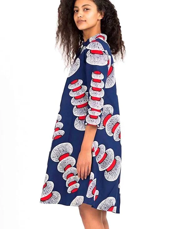 NEW Zuri Shirt Dress in Rare Nuclear Pattern Size Small - Picture 2 of 7